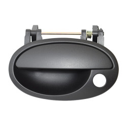 MANIJA EXTERIOR CV TORNADO 04-11/CORSA 00-08/MERIVA 04-08 CON HOYO PARA LLAVE CORRUGADA NEGRA PLASTICO TWN HUSHAN 93397227 Izquierdo Delantera