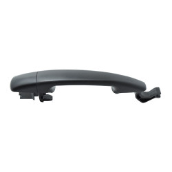 MANIJA EXTERIOR PG PARTNER TEPEE 13-18/EXPERT 06-12 SIN HOYO PARA LLAVE CORRUGADA NEGRA PLASTICO TWN HUSHAN 9101-GP Derecho/Izquierdo Puerta corrediza