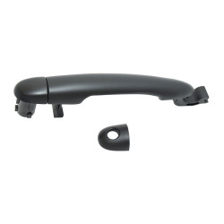 MANIJA EXTERIOR RN CLIO EURO 07-09 CON Y SIN HOYO PARA LLAVE LISA PARA PINTAR NEGRA PLASTICO TWN HUSHAN Derecho/Izquierdo Delantera/Trasera