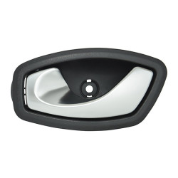 MANIJA INTERIOR RN CLIO/FLUENCE 15-17/KOLEOS 08-16/SAFRANE 12-15/CAPTUR 18-20 CORRUGADA NEGRO/PLATA PLASTICO SIN SEGURO TWN HUSHAN Izquierdo Delantera/Trasera