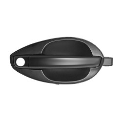 MANIJA EXTERIOR HY TIBURON 03-08 CON HOYO PARA LLAVE LISA NEGRA PLASTICO TWN HUSHAN 82660-2C000 Derecho Delantera