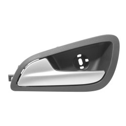 MANIJA INTERIOR FD FOCUS 12-17 CON BASE LISA NEGRO/PLATA PLASTICO TWN HUSHAN CV6Z-5822601-CA Izquierdo Delantera/Trasera