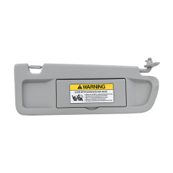 VISERA 1 PIEZA CON ESPEJO SIN LUZ GRIS CLARO PLASTICO TWN HUSHAN Derecho Delantera