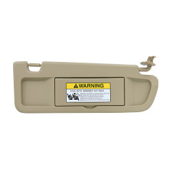 VISERA 1 PIEZA CON ESPEJO SIN LUZ BEIGE PLASTICO TWN HUSHAN Derecho Delantera