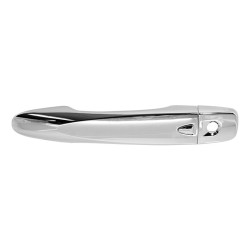 MANIJA EXTERIOR NS MAXIMA 16-18/MURANO 19-20/ROGUE 15-19/X-TRAIL USA TYPE 15-20 CON HOYO PARA LLAVE CON SENSOR 4 PINS CROMADA PLASTICO TWN HUSHAN Izquierdo Delantera