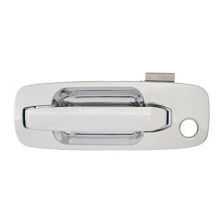 MANIJA EXTERIOR NS X-TRAIL 02-07 CON HOYO PARA LLAVE CROMADA PLASTICO TWN HUSHAN Izquierdo Delantera