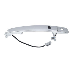 MANIJA EXTERIOR NS X-TRAIL 08-14/MURANO 04-08 IN FX35/G35 03-07 CON HOYO PARA LLAVE CON SENSOR 2 PINS CROMO PLASTICO TWN HUSHAN Izquierdo Delantera