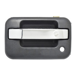 MANIJA EXTERIOR FD F-150/LOBO 09-14 CON HOYO PARA LLAVE CON HOYO PARA LLAVE/SIN HOYO PARA CODIGO CORRUGADA NEGRA/CROMO TWN HUSHAN CL3Z-1522405-BA Izquierdo Delantera