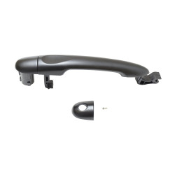 MANIJA EXTERIOR RN FLUENCE 11-17/CLIO 15-17 SM FORFOUR 14-21 RN CAPTUR 18-22 CON Y SIN HOYO PARA LLAVE LISA PARA PINTAR NEGRA PLASTICO TWN HUSHAN 806B02596R Derecho/Izquierdo Delantera/Trasera