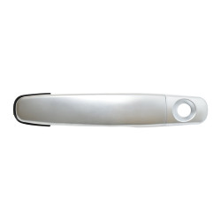 MANIJA EXTERIOR CV HHR 06-11 CON HOYO PARA LLAVE LISA PLATA PLASTICO TWN HUSHAN Izquierdo Delantera