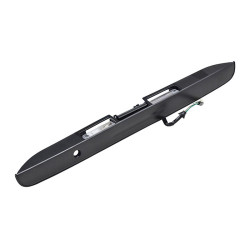 MOLDURA 5TA PUERTA TY HIACE 06-19 CON MANIJA CON HOYO PARA LLAVE CON LUZ DE PLACA NEGRA CORRUGADA TWN 76811-26130-S