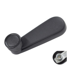MANIJA DE ELEVAR VW GOLF 88-92/JETTA A2 87-92/POLO 82-94 PERILLA NEGRA PARA TORNILLO REFUERZO ZINC NEGRO REMACHE DE METAL TWN HUSHAN 191837581LN8-METAL