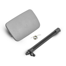 MANIJA INTERIOR VW POINTER 00-05 SOLO MANIJA SIN HOYO SIN PERNO 1 PIEZA PARA GUANTERA GRIS PLASTICO BRA GENERICA