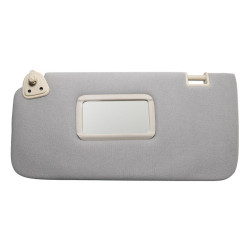 VISERA NS TIIDA 07-17 JUEGO VISERAS 2 PIEZAS CON ESPEJO GRIS TELA MEX Derecho/Izquierdo