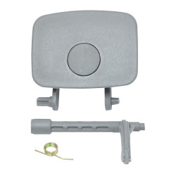 MANIJA INTERIOR VW POINTER 97-99 PARA GUANTERA GRIS CLARO PLASTICO BRA
