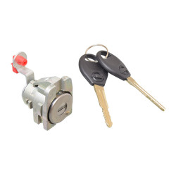 CILINDRO PARA PUERTA NS X-TRAIL/ROGUE 08-14/MURANO 04-08 1 PIEZA METAL CROMADO TWN TIPO ORIGINAL Izquierdo Delantera