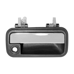 MANIJA EXTERIOR MZ 626 88-92 CON HOYO PARA LLAVE CROMADA/NEGRA TWN HUSHAN G211-58-410C Derecho Delantera