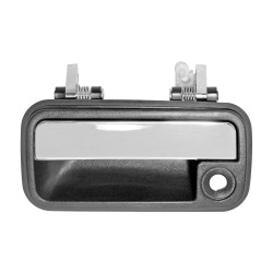 MANIJA EXTERIOR MZ 626 88-92 CON HOYO PARA LLAVE CROMADA/NEGRA TWN HUSHAN Izquierdo Delantera