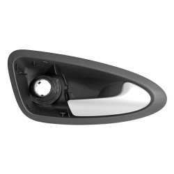 MANIJA INTERIOR ST IBIZA 09-17 NEGRO/PLATA PLASTICO PARA ESPEJO MANUAL TWN HUSHAN Derecho Delantera