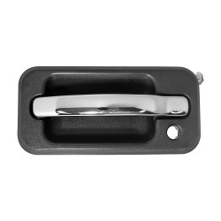 MANIJA EXTERIOR HM H2 SUT/SUV 03-09 CON HOYO PARA LLAVE CROMADA/NEGRA TWN HUSHAN Izquierdo Delantera