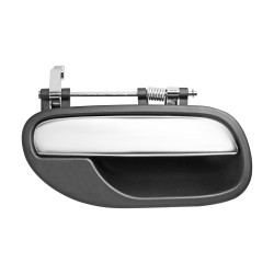 MANIJA EXTERIOR VL S40 00-04 SIN HOYO PARA LLAVE CROMADA/NEGRA PLASTICO TWN HUSHAN Derecho Delantera