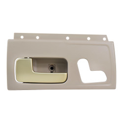 MANIJA INTERIOR LC TOWN CAR EXECUTIVE 03-11 CON HOYO PARA CONTROL DE ASIENTO CON BASE BEIGE/DORADO PLASTICO TWN HUSHAN Izquierdo Delantera