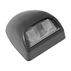 CUBIERTA LUZ DE PLACA CV CHEYENNE/SILVERADO 99-13/AVALANCHE 02-13/SUBURBAN/TAHOE 00-14 GM SIERRA 99-13/YUKON 00-14 1 PIEZA NEGRA HUSHAN TWN
