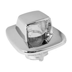CUBIERTA LUZ DE PLACA CV S10/BLAZER (S10) 82-94 1 PIEZA CROMADA HUSHAN TWN Derecho/Izquierdo