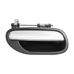 MANIJA EXTERIOR VL S40 00-04 CROMADA/NEGRA PLASTICO TWN HUSHAN Derecho Trasera
