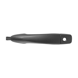 MANIJA EXTERIOR NS KICKS 17-22/VERSA 20-22/NP300/FRONTIER 16-22 CON HOYO PARA LLAVE SIN SENSOR CORRUGADA NEGRA PLASTICO TWN HUSHAN Izquierdo Delantera