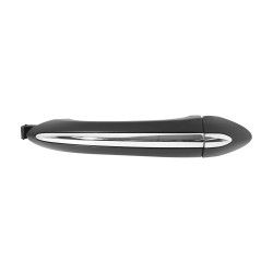 MANIJA EXTERIOR CV CRUZE 17-19 SIN HOYO PARA LLAVE SIN SENSOR PARA LLAVE OCULTA LISA NEGRA/CROMO PLASTICO TWN HUSHAN Izquierdo Delantera