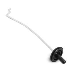 SEGURO DE PUERTA VW GOL 08-12/SAVEIRO 10-12 NEGRO CON VARILLA 22.5 CM ZINC CON PLASTICO BRA Derecho Delantera