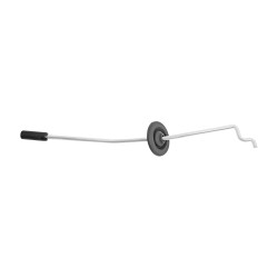 SEGURO DE PUERTA VW GOL 08-12/SAVEIRO 10-12 NEGRO CON VARILLA 22.5 CM ZINC CON PLASTICO BRA Izquierdo Delantera