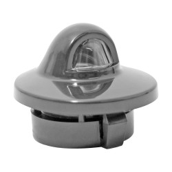 CUBIERTA LUZ DE PLACA FD F-150/F-250/LOBO 04-14/RANGER 98-12/EXPLORER SPORT TRAC 07-10 LC MARK LT 06-08 FD F-150/F-250/LOBO 97-03 1 PIEZA NEGRA HUSHAN TWN 1L3Z13550BA Derecho/Izquierdo Trasera
