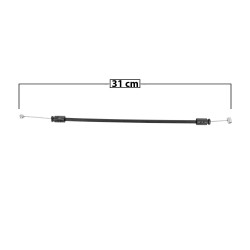 CHICOTE DE COFRE FD ECOSPORT 13-17 31CM PARTE FRONTAL BRA SIN MANIJA GENERICA