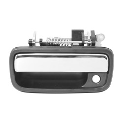MANIJA EXTERIOR TY TACOMA 95-04 CON HOYO PARA LLAVE CORRUGADA NEGRA/CROMO METAL TWN HUSHAN 69220-35030 METAL Izquierdo Delantera