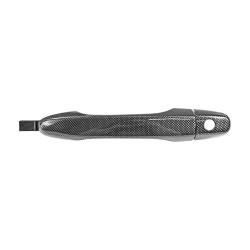 MANIJA EXTERIOR HD CIVIC 2P COUPE / 4P SEDAN 12-15 CON HOYO FIBRA DE CARBON NEGRA PLASTICO TWN HUSHAN 72181TR0A11ZD Izquierdo Delantera