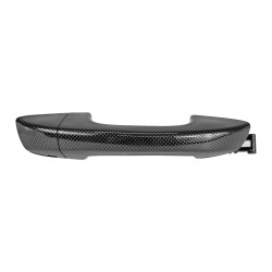 MANIJA EXTERIOR VW GOLF 10-14/PASSAT 12-16 SIN HOYO PARA LLAVE FIBRA DE CARBON NEGRA PLASTICO TWN HUSHAN Derecho Delantera