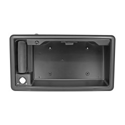 MANIJA EXTERIOR FD ECONOLINE 08-14 MANIJA MAS PORTA PLACA CON HOYO PARA LLAVE 5TA PUERTA CON CABLE PARA ADAPTAR 8M 1 PIEZA CON CAMARA INTEGRADA CORRUGADA NEGRO PLASTICO TWN HUSHAN