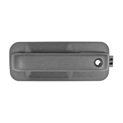 MANIJA EXTERIOR FD F-150/F-250/LOBO 15-20/SUPER DUTY 17-20 CON HOYO PARA LLAVE SIN SENSOR CORRUGADA NEGRA PLASTICO TWN HUSHAN FL3Z-1522405-AH/FL3Z-1522405-AA Izquierdo Delantera