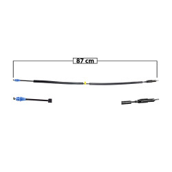 CHICOTE CERRADURA FD F-150/LOBO 09-14 87CM TWN HUSHAN 9L3Z63221A00A Derecho/Izquierdo Delantera
