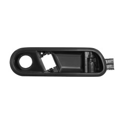 MANIJA INTERIOR SOLO BASE 1 PIEZA LISO NEGRO PLASTICO PARA VIDRIOS MANUALES TWN HUSHAN Derecho Delantera