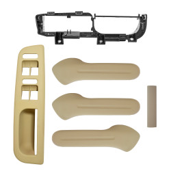 MANIJA INTERIOR VW JETTA A4 99-05/CLASICO 08-15/GOLF 00-06 JALADERA 5 PIEZAS LISA BEIGE PLASTICO SOLO MANGO CHIN CHN MANIJAUTO Derecho/Izquierdo