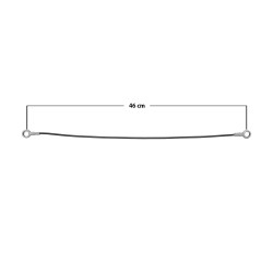 CABLES DE TAPA RN OROCH 18-22 1 PIEZA 54 CM BRA GENERICA 8200957937 Derecho/Izquierdo Trasera