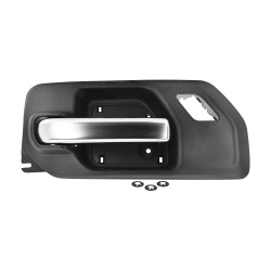 MANIJA INTERIOR GM SIERRA CV CHEYENNE/SILVERADO 19-24 CON HOYO PARA SEGURO NEGRA/CROMO SATINADO PLASTICO TWN HUSHAN Izquierdo Delantera
