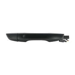 MANIJA EXTERIOR SIN HOYO PARA LLAVE CON SENSOR 1 PIEZA 6 PINS LISA NEGRA PLASTICO TWN HUSHAN 72141TBAA72ZF Derecho Delantera