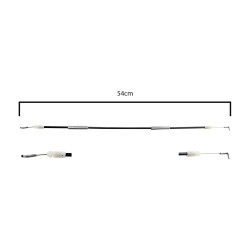 CHICOTE CERRADURA HD CITY 09-14 54 CM BRA GENERICA Izquierdo Delantera