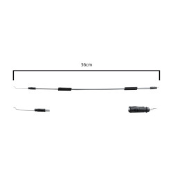 CHICOTE CERRADURA HD HR-V 15-22 56 CM BRA GENERICA Izquierdo Delantera