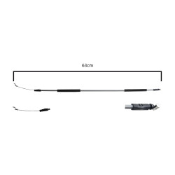 CHICOTE CERRADURA HD CIVIC 2P COUPE / 4P SEDAN 16-21 63 CM BRA GENERICA Derecho/Izquierdo Delantera
