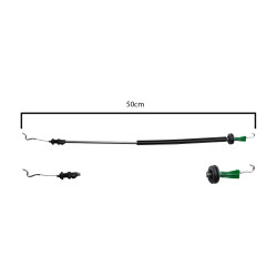 CHICOTE CERRADURA VW TIGUAN 09-17 50 CM BRA GENERICA Derecho/Izquierdo Delantera